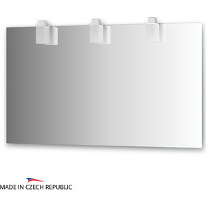 Зеркало Ellux Rubico 130х75 см, с 3-мя светильниками 120 W (RUB-A3 0216)