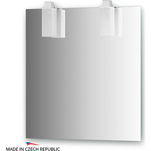 Зеркало Ellux Rubico 70х75 см, с 2-мя светильниками 22 W (RUB-B2 0209)