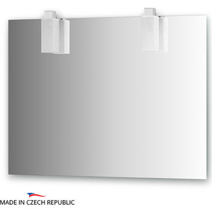 Зеркало Ellux Rubico 100х75 см, с 2-мя светильниками 22 W (RUB-B2 0213)