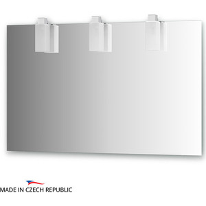 Зеркало Ellux Rubico 120х75 см, с 3-мя светильниками 33 W (RUB-B3 0215) 6mbi75uc 120 52 fs75r12ke3 b3