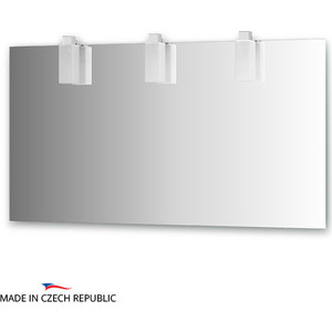 Зеркало Ellux Rubico 140х75 см, с 3-мя светильниками 33 W (RUB-B3 0217)