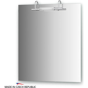 Зеркало Ellux Spiros 65х75 см, со светильником 80 W (SPI-A1 0208)