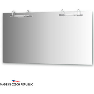 Зеркало Ellux Spiros 140х75 см, с 2-мя светильниками 160 W (SPI-A2 0217)