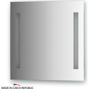 Зеркало Ellux Stripe LED 55х55 см, с 2-мя встроенными LED- светильниками 8 W (STR-A2 9102)