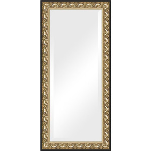 Зеркало с фацетом в багетной раме Evoform Exclusive 80x170 см, барокко золото 106 мм (BY 1311)