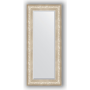 Зеркало с фацетом в багетной раме Evoform Exclusive 60x140 см, виньетка серебро 109 мм (BY 3530)