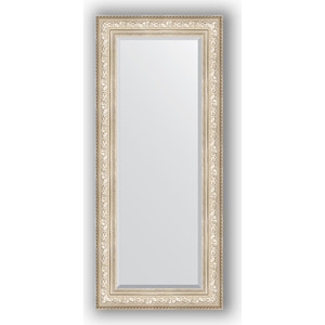 Зеркало с фацетом в багетной раме Evoform Exclusive 65x150 см, виньетка серебро 109 мм (BY 3556)