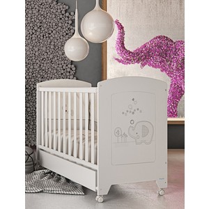 Кроватка Micuna Elephant 120*60 white