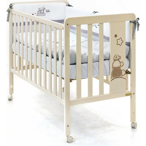 Кроватка Micuna Promotortuguitas 120*60 ivory с матрацем CH-620