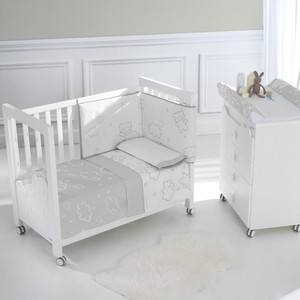 Одеяло Micuna Dolce Luce с пододеяльником 120*60 TX-1743 grey