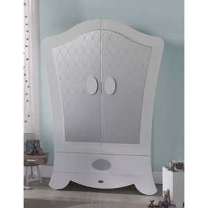 Шкаф Micuna Alexa Микуна Алекса A-1643 white/silver