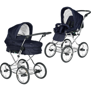 Коляска 2 в 1 Teutonia Elegance WHL47 6095 Regal синий