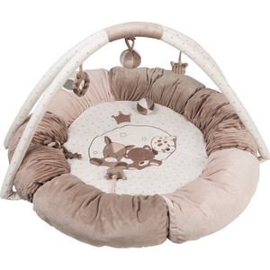 Коврик игровой Nattou круглый Max, Noa Tom Собачка, Лошадка, Мишка 777322