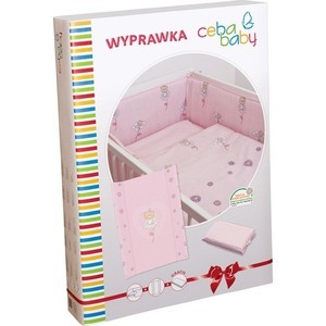 Комплект белья Ceba Baby с аксессуарами Layette Daisies pink W-816-043-130