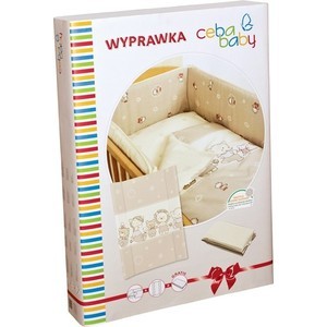 Комплект белья Ceba Baby с аксессуарами Layette Ducklings brown W-816-050-230