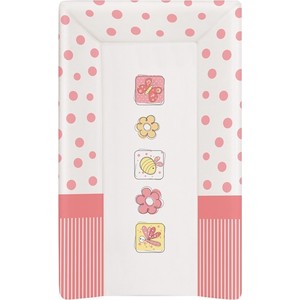 Матраc пеленальный Ceba Baby 70 см с изголовьем на кровать 120*60 см Peas coral W-201-045-135