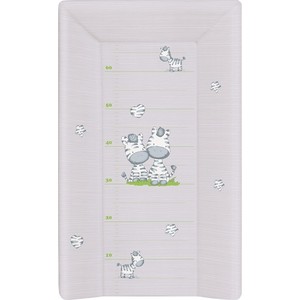 Матраc пеленальный Ceba Baby 70 см с изголовьем на кровать 120*60 см Zebra grey W-201-002-260
