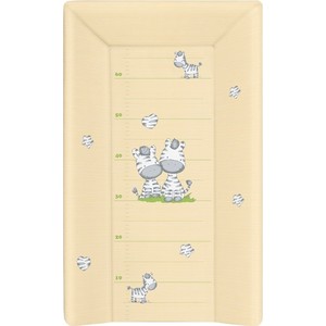 Матраc пеленальный Ceba Baby 70 см с изголовьем на кровать 120*60 см Zebra yellow W-201-002-141
