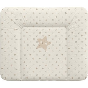 Матраc пеленальный Ceba Baby 70*85 см мягкий на комод Stars beige W-134-066-111