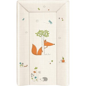 Матраc пеленальный Ceba Baby 80 см с изголовьем на кровать 125*65 см Fox ecru W-211-059-170