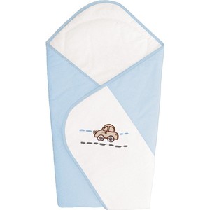 Одеяло-конверт Ceba Baby In my car Blue вышивка W-810-024-002