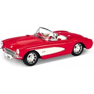 Игрушка Welly модель винтажной машины 124 Chevrolet Corvette 1957 (29393C)