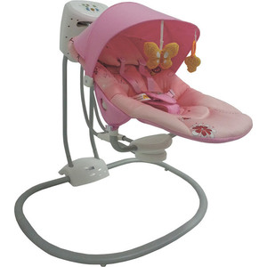 Электрокачели BabyHit Full Comfort розовый