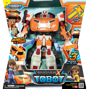Трансформер Tobot Tobot Evolution X с наклейками и ключом-токеном (301008)