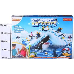 Настольная игра Bondibon переполох на айсберге Box 35 6x5 72x25 4 см арт 3500 1905