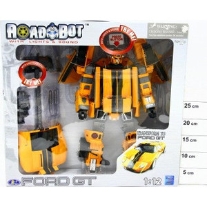 Робот - трансформер Happy Well Happy Well BOX 48х13х46 см Форд GT арт 51020