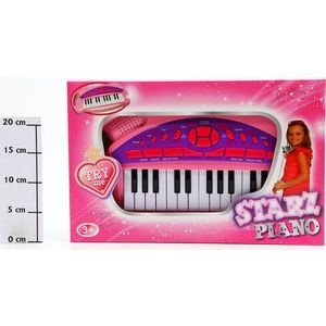 Музыкальный инструмент Potex на батар Синтезатор Starz Piano 25 клав арт 652B-pink