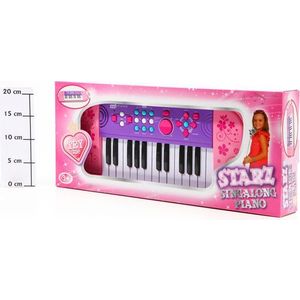 Музыкальный инструмент Potex на батар Синтезатор Starz Sing-Along Piano 25 клав арт 539B-pink