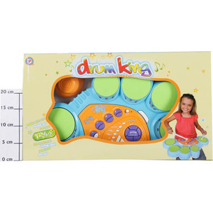 Барабанная установка Potex Drum King на батар 5 подушек педаль свет эф арт 620B