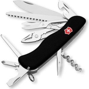 Нож перочинный Victorinox Hercules 0.9043.3 (с фиксатором лезвия 18 функций, черный) Нож перочинный Victorinox Hercules 0.9043.3 (с фиксатором лезвия 18 функций, черный)