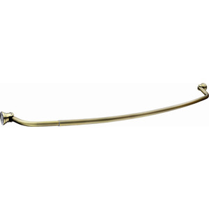 Карниз дуговой для ванной с кольцами 1260-2080 мм Elghansa Monterno, бронза (CR-3-Bronze)