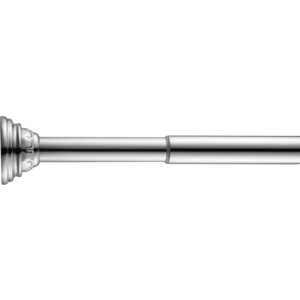 Карниз прямой для ванной с кольцами 1035-1850 мм Elghansa Monterno, хром (CS-1-Chrome)