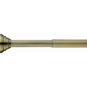 Карниз прямой для ванной с кольцами 1035-1850 мм Elghansa Monterno, бронза (CS-1-Bronze)