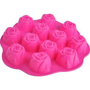 Форма для кексов 12 ячеек Regent Silicone Розарий (93-SI-FO-59) regent праздничная 93 si fo 104