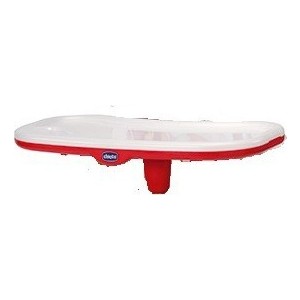 Столик к стульчику Chicco Polly с разделителем цвет красный chicco polly 3в1