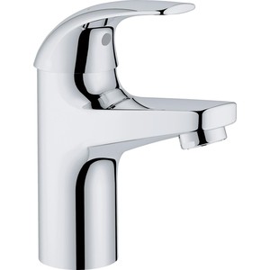 Смеситель для раковины Grohe BauCurve для раковины, гладкий корпус, хром (23165000)