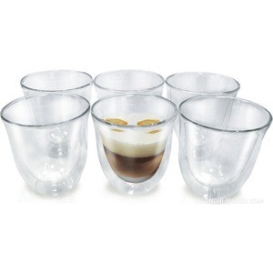 Аксессуар DeLonghi набор чашек Mix Glasses Set (6 шт) от Техпорт