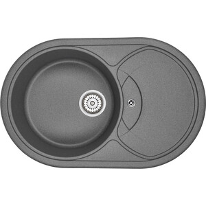 Мойка кухонная Granula 77,5x49,5 см графит (GR-7801 графит)