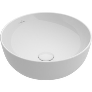 Раковина накладная Villeroy Boch Artis Plus 43 см, без отверстия под смеситель, без перелива (417943R1)