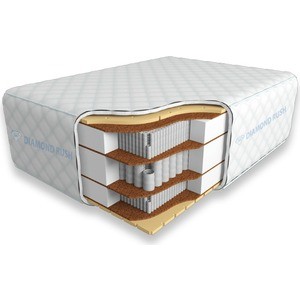 цена Матрас Diamond rush Comfy-2 50sm+ (140x200x52 см)