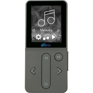 MP3 плеер Ritmix RF-4910 8Gb dark gray карты памяти