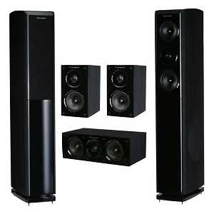 Комплект акустических систем Wharfedale Obsidian 600 Cinema Pack, blackwood