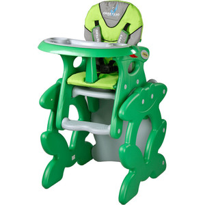 Стульчик для кормления Caretero и столик Primus Green (зеленый)
