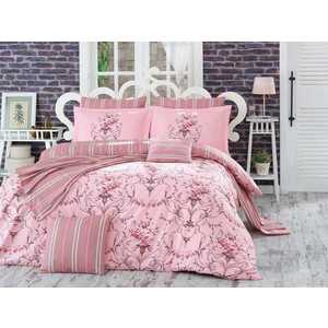 Комплект постельного белья Hobby home collection Евро, поплин, Ornella, розовый (1501001123)