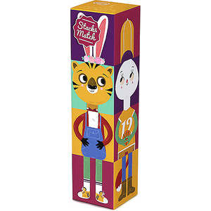Krooom Игрушки из картона: Stack&Match кубики Животные (k-440)