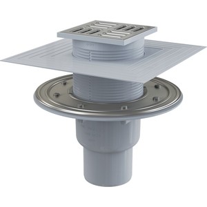 Душевой трап AlcaPlast 105х105/50/75 подводка прямая, гидрозатвор комбинированный SMART (APV2324) Душевой трап AlcaPlast 105х105/50/75 подводка прямая, гидрозатвор комбинированный SMART (APV2324)